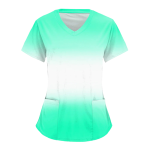 FUYI Crubs 制服 Cherokee 女式护士服套装，适用于医院 OEM 服务 - Product Image 5