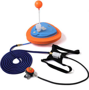 Caza Yu Ventilador completo Transpirable Bajo el agua <span class=keywords><strong>Tubo</strong></span> <span class=keywords><strong>largo</strong></span> Equipo de buceo de oxígeno Z270 Aparato DE BUCEO DE branquias de peces para buceo Yu - Product Image 1