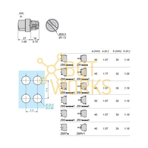 Schneider Electric ZB4BD201 - Nuevo - Product Image 1