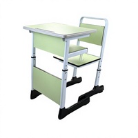 Ensemble bureau et chaise scolaire ergonomique et durable, mobilier scolaire en métal, design moderne certifié, bureau pour étudiants