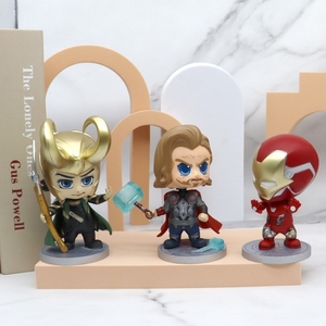 Collection de figurines d'action en PVC de super-héros <span class=keywords><strong>Marvel</strong></span> pour enfants, figurines à tête oscillante - Product Image 3