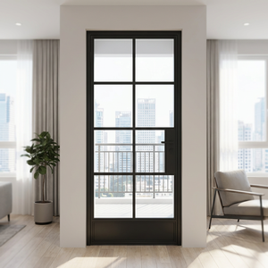 Porta Principale di Sicurezza Esterna Isolata Personalizzata Design Porta Doppia in Ferro - Product Image 3