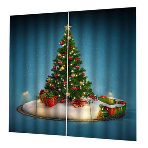Natale modello tende e mantovane per bambini e casa per soggiorno e camera da letto finestra decorazione - Product Image 6