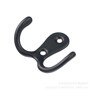 C80 Double Wall <b>Hook</b> 54x41mm Zinc Alloy Coat <b>Hook</b> For Cabinet Door Wall Mounting - Product Image 2