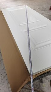 Puerta de madera MDF de papel de Peine de miel comercial con tamaño personalizado - Product Image 4