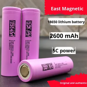 بطارية ليثيوم <span class=keywords><strong>18650</strong></span> جديدة صنع في الصين لشحن الأدوات الكهربائية ذات السعة الكبيرة 2500 مللي أمبير في الساعة تيار عالي 30 أمبير - Product Image 6