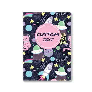 custom printing party no ring binder black girl life goal luxury day event kawaii book notebook planner