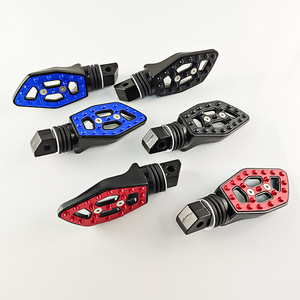 Pedales de Motocicleta Qiangye, Aleación de Aluminio CNC, Universales, Antideslizantes, Duraderos, Piezas de Pedal Trasero, Azul, Rojo, Negro, Plateado, Dorado - Product Image 3