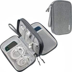 Bolsa Organizadora de Cables Electrónicos de Muestra Gratuita - Bolsa de Almacenamiento de Accesorios Digitales Electrónicos de Doble Capa Portátil para Viajes - Product Image 1