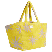 Bolsa de tela de rizo con logotipo personalizado, reciclable, reutilizable, lisa, orgánica, para compras, de gran capacidad, lavable y duradera.