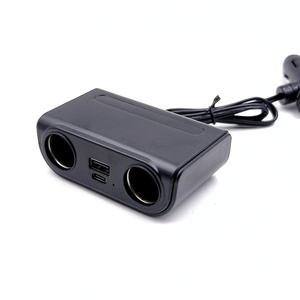 Dc12v 3 cách xe Thuốc lá nhẹ hơn ổ cắm với 5V 2.4A TYPE-C USB sạc - Product Image 4