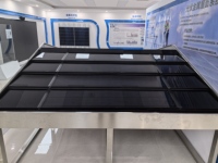 Tuile photovoltaïque monocristalline plate bifaciale N-Type Topcon HJT PERC 70W/100W demi-coupe double vitrage non transparente pour