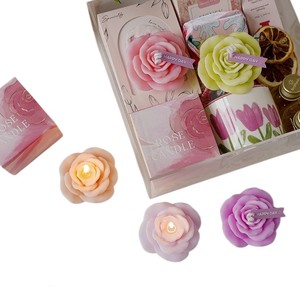 Velas Aromáticas Personalizadas al por Mayor con Forma de Rosa y Peonía, Regalo de San Valentín, Decoración Clásica para el Hogar y Bodas - Product Image 4
