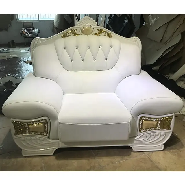Alta qualidade sofá moderno tamanho único conjunto couro sintético sofá para sala
