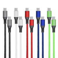 Accesorios de Electrónica Económicos Cable de Carga Rápida PD60W, Cable de Carga de 1M/2M 3.0A, Cable de Datos y Carga Rápida de Tipo C a Tipo C