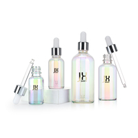 Paquet en gros 5ml 10ml 15ml 20ml 30ml 50ml 100ml compte-gouttes en verre huile essentielle bouteille cosmétique emballage conteneur