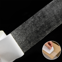 Ruban adhésif en fibre de verre à double face enduite, tissé croisé, peut être utilisé pour fixer les tapis, les revêtements de sol en PVC et les tapis en caoutchouc