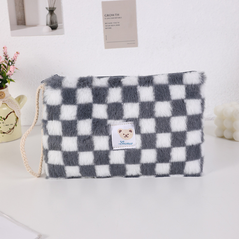 Chess grid gray