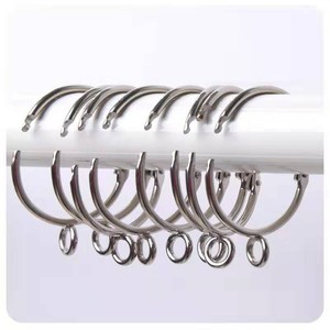 Curtain Rings 45mm Round Iron Anti Rust For Curtain Shower Use Modern Design Silver White Black Ancient Bronze Ancient Red - Product Image 3