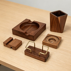 Servicio de Tallado y Grabado CNC para Decoración de Mesa, Logotipo Personalizado en Madera Maciza 3D, Nogal Negro, Venta al Por Mayor, OEM, ODM - Product Image 3