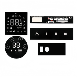 Panel Táctil de Acrílico Negro con Impresión de Seda Personalizada, Pantalla LED con Control Digital de Números, Placa Frontal para Control de Acceso en Electrodomésticos - Product Image 1