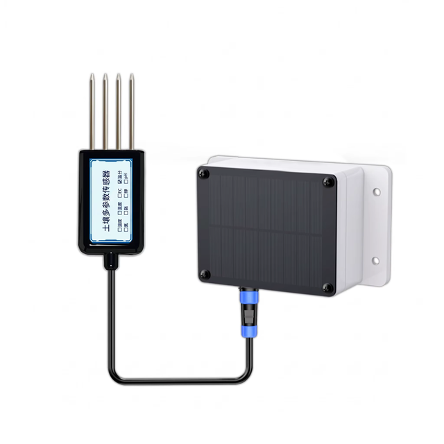8 in 1 LoRa LoRaWAN OEM Moisture Temperature EC Salinity PH Integrated Soil Sensor for Agricultural Irrigation