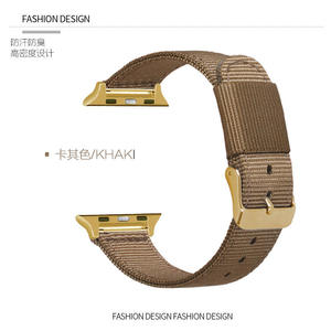 Correa de Reloj de Nailon Cómoda y Popular para Apple Watch Ultra 49mm SE 44mm 42mm 38mm con Cierre de Hebilla - Product Image 6