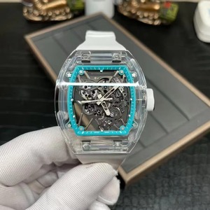 El Nuevo Reloj Deportivo Más Vendido 3501 con Caja Transparente de Cristal en Forma de Barril para Hombre, es un Reloj de Pulsera Mecánico Automático - Product Image 2