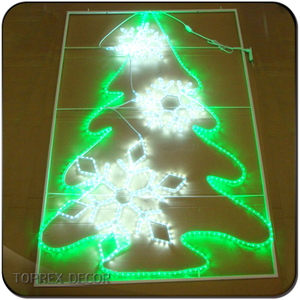 Toprex Tùy Chỉnh Cây Giáng Sinh <span class=keywords><strong>LED</strong></span> Lễ Hội Ngoài Trời Giáng Sinh Hình Dạng Cây Motif Đèn 2D Sắt Trang Trí Cho Đường Phố Trang Trí - Product Image 3