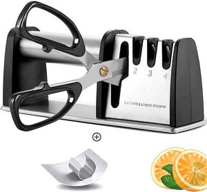 Afilador <span class=keywords><strong>de</strong></span> Cuchillos 4 en 1, <span class=keywords><strong>Piedra</strong></span> <span class=keywords><strong>de</strong></span> <span class=keywords><strong>Afilar</strong></span>, Nueva Máquina Afiladora Multiherramienta - Product Image 2