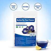 Teh Herbal Bunga Kacang Kupu-kupu OEM 30 Sachet Infus Biru Tua Campuran Koktail Perawatan Relaksasi Alami Berkualitas Tinggi