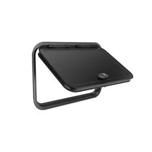 Porte de rangement <span class=keywords><strong>pour</strong></span> camping-car 32 x 20 pouces en alliage d'aluminium résistant aux UV, porte à bagages ronde <span class=keywords><strong>pour</strong></span> camping-car avec verrouillage et tige de support <span class=keywords><strong>pour</strong></span> camping-car <span class=keywords><strong>caravane</strong></span> - Product Image 3