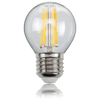 G45 E14 E27 2W 4W LED Vintage Filament Ampoule Corps en verre transparent avec base B22 pour la décoration de bureau Alimentation AC