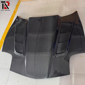 Pour <span class=keywords><strong>Chevrolet</strong></span> <span class=keywords><strong>Corvette</strong></span> <span class=keywords><strong>C5</strong></span> 1997-2004 Capot en fibre de carbone / Capot moteur style V - Véritable fibre de carbone avec évents - Product Image 3