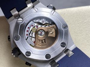 High Quality 42MM Mechanical Watch ETA 3124 Movement Luminous Display 26703 Multi-Function Chrono Steel Factory Direct - Product Image 5