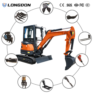 Mini-Excavatrice sur Chenilles Électrique 3.5T, 1T, 1.7T, 2T, 3T, Grande Excavatrice 15T, 17T, 18T, 30T, 09T - Product Image 3