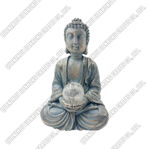 Statue <span class=keywords><strong>de</strong></span> jardin du <span class=keywords><strong>Bouddha</strong></span> méditatif du Grand Temple en résine Shakyamuni assis personnalisé - Product Image 6