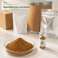 Extrait de champignon Reishi 4% ~20% Triterpènes Acide ganoderique Poudre de Ganoderma Lucidum
