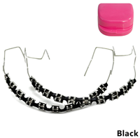 Accessoires de décoration d'appareils dentaires pour dents avec breloques colorées rose bleu vert violet pour le style de soins bucco-dentaires