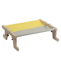 Hamaca de macramé de gato resistente para interiores, Cama de Gato montada en la pared duradera, asiento soleado de gatito adecuado tanto para ventana como para suelo