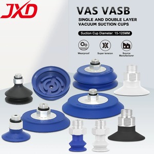 Ventosa de Vacío VAS VASB <span class=keywords><strong>Serie</strong></span> 15 30 40 55 75 100 125 Compatible con Festo, Almohadilla de Silicona NBR para Automatización Industrial - Product Image 2