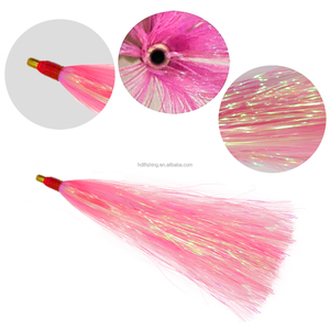 11.5cm Fishing Lure Flash Teaser Tail Bucktail Teaser Jig Bait Sea Striker Bucktail Tube Teaser Bait <span class=keywords><strong>per</strong></span> la pesca in acqua salata Acces - Product Image 5