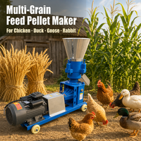 Machine à granulés d'aliments pour animaux électriques et diesel, équipement de granulation d'aliments pour bétail et volailles