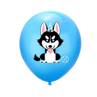 Balon Lateks Cakar Anjing 12 Inch untuk Pesta Hari Anak, Balon Anjing Kartun Patrol, Dekorasi Ulang Tahun Lets Pawty