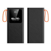 Banco de Energía Wesdar de 20000 mAh con Pantalla Digital, Banco de Energía Portátil de Carga Súper Rápida con Luz