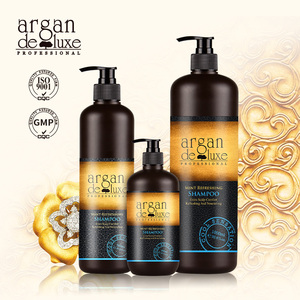 Shampooing Soin Capillaire Marque Blanche Professionnel Huile d'Argan Bio Anti-Chute Sans Sulfate Anti-Pelliculaire Menthe Rafraîchissante - Product Image 3