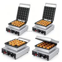 Machine à gaufres et muffins professionnelle à double plaque 25 trous, vente directe usine