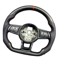 Accessoires de voiture en gros, volant en fibre de carbone pour Volkswagen Golf 6 7 5 8 MK5 GTI Polo Tiguan Touareg Passat CC Scirocco