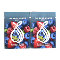 Op maat gedrukte 15g aluminiumfolie supplementen fruitpoeder sample verpakking kleine platte Mylar zakje