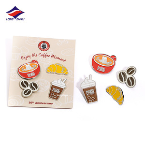 Longzhiyu 17 Năm Logo Ve Áo Pins Maker Tùy Chỉnh Bán Buôn Kim Loại Phim Hoạt Hình Men Pins Trên Túi/Hat/Ba Lô - Product Image 4